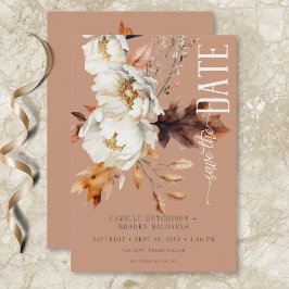 Reserve A Data Rust Creme Russo e Brown Fall Floral