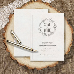 Reserve A Data Rustic Boho Wedding ID1109