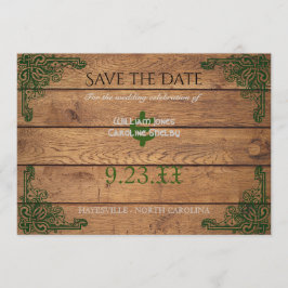 Reserve A Data Rustic Celtic Claddagh Salva a Data