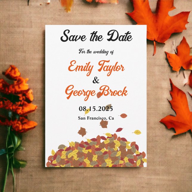 Reserve A Data Rustic Fall Deixa Boho Autumn Chic Floral Casament (Criador carregado)