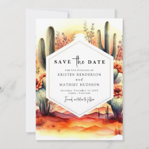 Reserve A Data Rustic Lovely Cactus Wedding