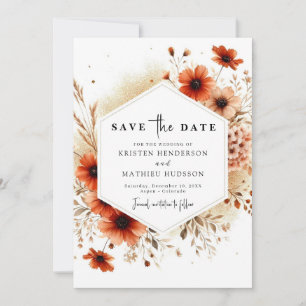 Reserve A Data Rustic Lovely Terracotta Wedding