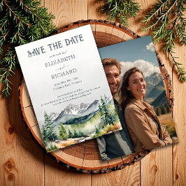 Reserve A Data Rustic Mountain Adventure inicia foto de casamento