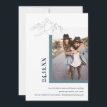 Reserve A Data Rustic Mountain Nature Outdoor Foto Verde<br><div class="desc">Pode ser totalmente personalizado para atender às suas necessidades. © Gorjo Designs. Feito para você através da plataforma Zazzle. // Nota: a foto usada é apenas uma imagem marcadora. Você precisará substituir por sua própria foto antes de solicitar/imprimir. Se precisar de ajuda com isso, por favor, entre em contato comigo....</div>
