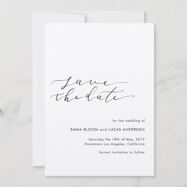 Reserve A Data Rustic Salve a Data (Frente)