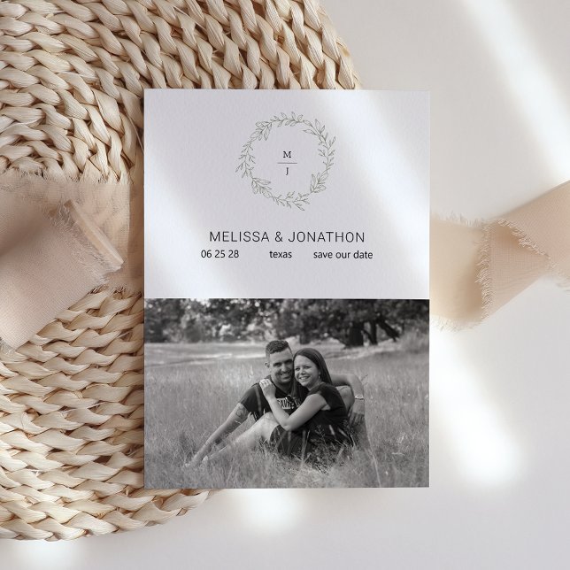 Reserve A Data Sage Green Flowers Boho Bride Salvar Data (Criador carregado)