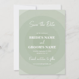 Reserve A Data Sage Green Modern Monogramas Wedding