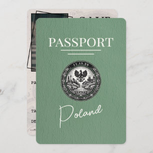 Reserve A Data Sage Green Polônia Passport Salvar a Data