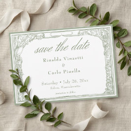 Reserve A Data Sage Green Vintage Botanical Trellis Arch Wedding