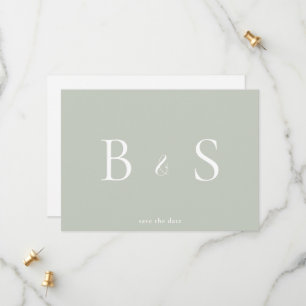 Reserve A Data Sage Simples e Monograma Branco Código QR Salvar a