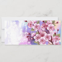 Sakura rosa no fundo da pintura