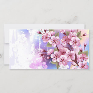 Reserve A Data Sakura rosa no fundo da pintura