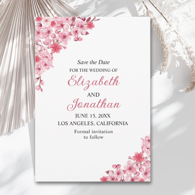 Reserve A Data Sakura Wedding – Cherry Blossom Themed (Criador carregado)