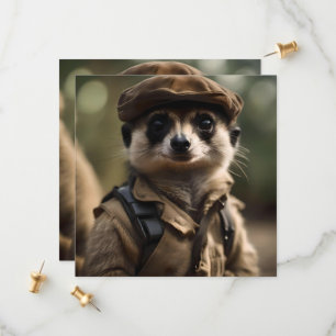 Reserve A Data Saluting Silvester o Meerkat: Um Conto de Veterano