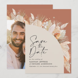 Reserve A Data Salva-foto de grama do terracotta da boêmia modern