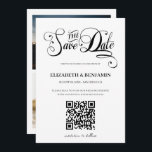 Reserve A Data Salvamento de Fotografias de Script de Caligrafia<br><div class="desc">Design moderno e elegante imprimiu o Código QR 3 Foto do Script de Caligrafia Minimalista do Script de Caligrafia Minimalista. Salve a data que pode ser personalizada com seu texto. Clique no botão "Personalizar" e use nossa ferramenta design para modificar este modelo. Veja a Design de Arte Gráfica para outros...</div>