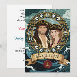 Reserve A Data Salvar a Data Casamento de Pirata Legal