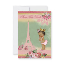 Salvar a data Chá de fraldas da Princesa Étnica de