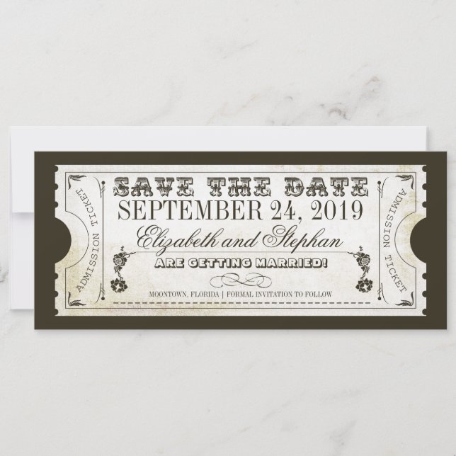 Reserve A Data salvar a data de entrada de bilhetes (Frente)