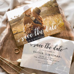 Reserve A Data Salvar a data de fotos manuscritas de branco<br><div class="desc">Casamento manuscrito Salve os Cartões de Data que têm uma foto na frente e atrás. Os cartões Save the Date Fall, Autumn, Winter, Primavera ou Summer contêm uma tipografia moderna escrita cursiva escrita escrita escrita escrita escrita escrita escrita escrita com corações que são elegantes, simples e modernos para usar depois...</div>