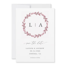 Salvar a Data Rústico Simples de Verde Moderno Ros