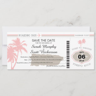 Reserve A Data Salvar a passagem de embarque da data a Puerto