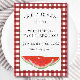 Reserve A Data Salvar A Reunião Da Família Watermelon Data