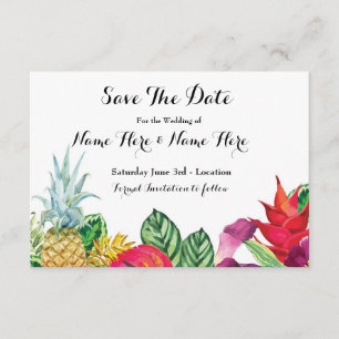 Reserve A Data Salvar as luzes tropicais rústicas de Luau da data