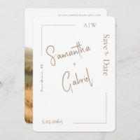 Salvar data de casamento com foto contemporânea br