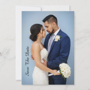 Reserve A Data Salvar Data de Casamento com Foto em Roteiro Moder