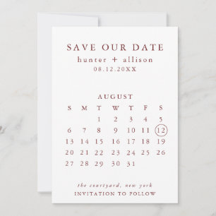 Reserve A Data Salvar O Calendário De Data