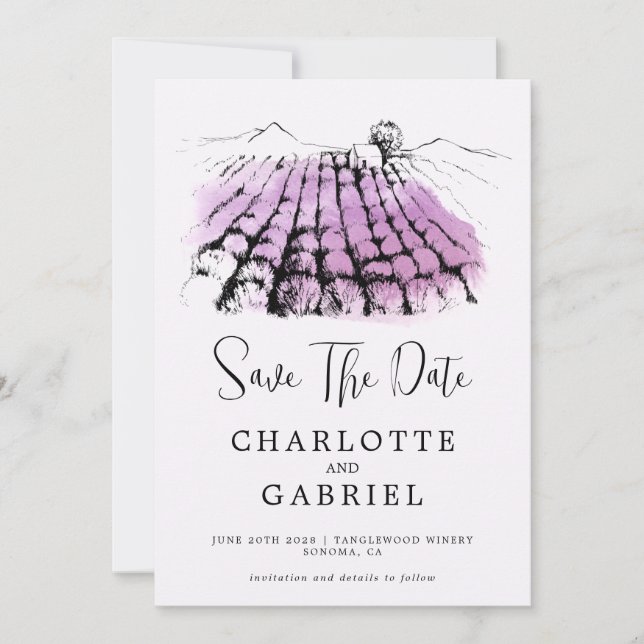 Reserve A Data Salvar O Casamento Da Vinha De Data (Frente)