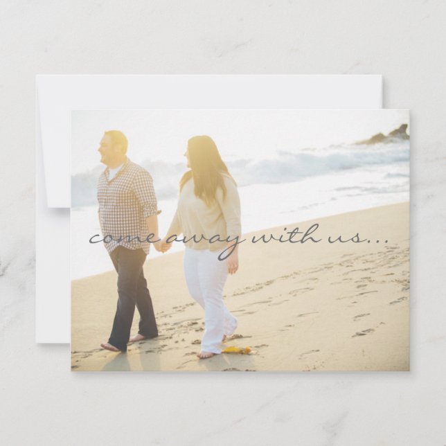 Reserve A Data Salvar o Casamento de Destino de Data (Frente)