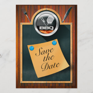 Reserve A Data Salvar o CHURRASCO de Data