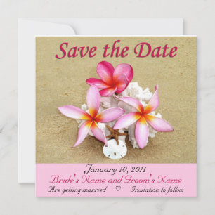 Reserve A Data Salve a Data - Casamento Tropical na Praia