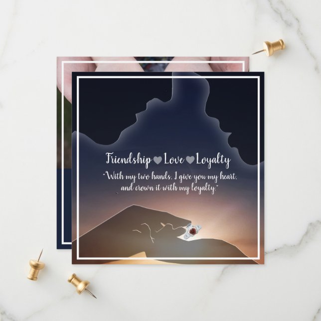 Reserve A Data Salve a Data Claddagh (Frente/Verso In Situ)