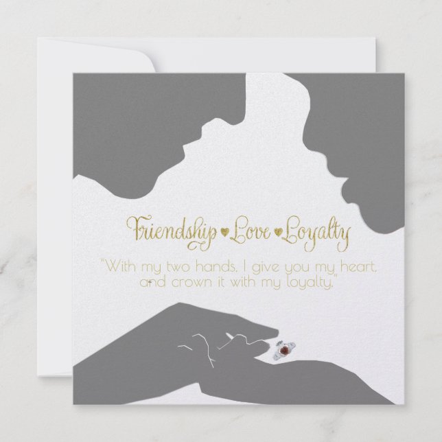 Reserve A Data Salve a Data Claddagh Ouro (Frente)