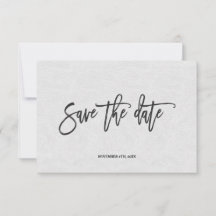 Salve a Data com Caligrafia Minimalista Moderna