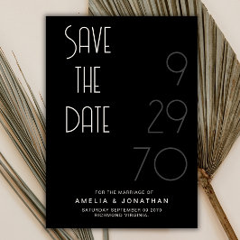 Reserve A Data Salve a Data de Casamento Simples Minimalista Pret