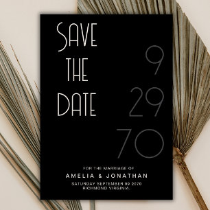 Reserve A Data Salve a Data de Casamento Simples Minimalista Pret