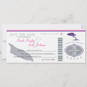 Reserve A Data Salve a Data de Embarque em Aruba