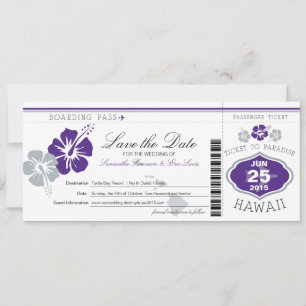 Reserve A Data Salve a Data de Embarque no Havaí