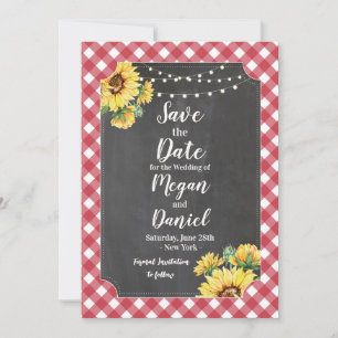 Reserve A Data Salve A Data Do Casamento Flor De Girassol Vermelh