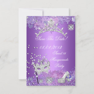 Reserve A Data Salve A Data Roxo Doce Dezesseis 16 Mascarada