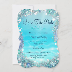 Reserve A Data Salve A Data Teal Blue Water Ocean Pearls