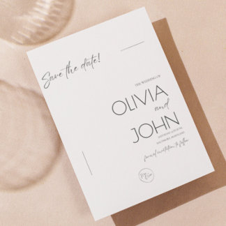 Reserve A Data Salve as datas minimalistas modernas