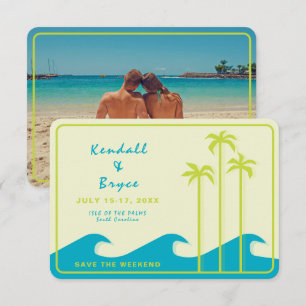 Reserve A Data Salve o Destino de Fim de Semana Casamento Tropica