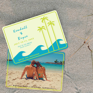 Reserve A Data Salve o Destino de Fim de Semana Casamento Tropica