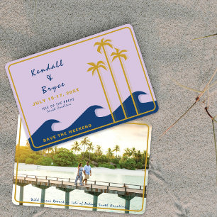 Reserve A Data Salve o Destino de Fim de Semana Casamento Tropica