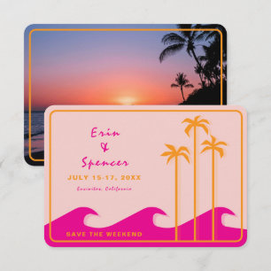 Reserve A Data Salve o Destino de Fim de Semana Casamento Tropica